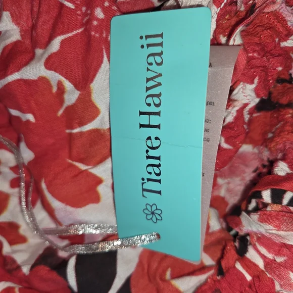 Tiare Hawaii Red Floral Maxi Dress - Picture 5 of 6